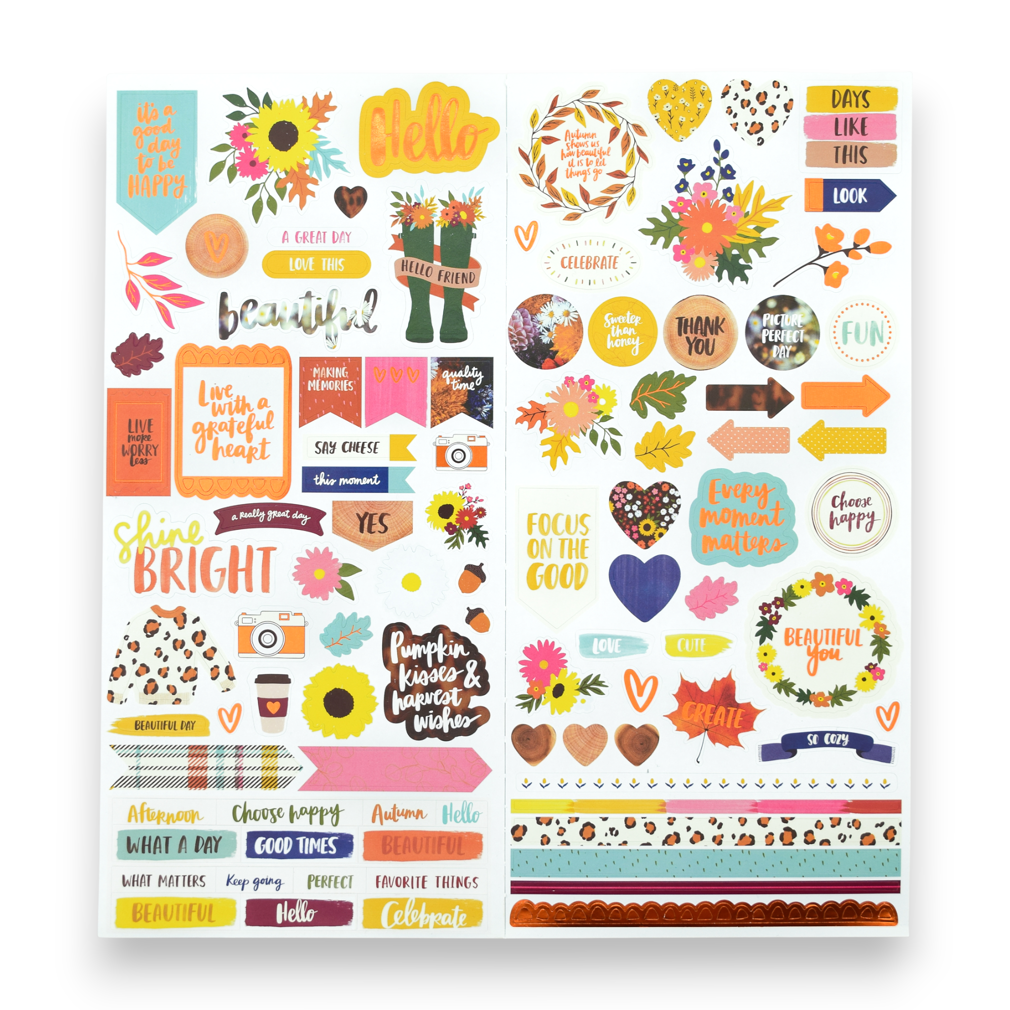 A Spot Of Autumn - 12x12 Sticker Sheet